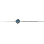 Fred Paris 18K White Gold Paindesucre London Blue Topaz Bracelet