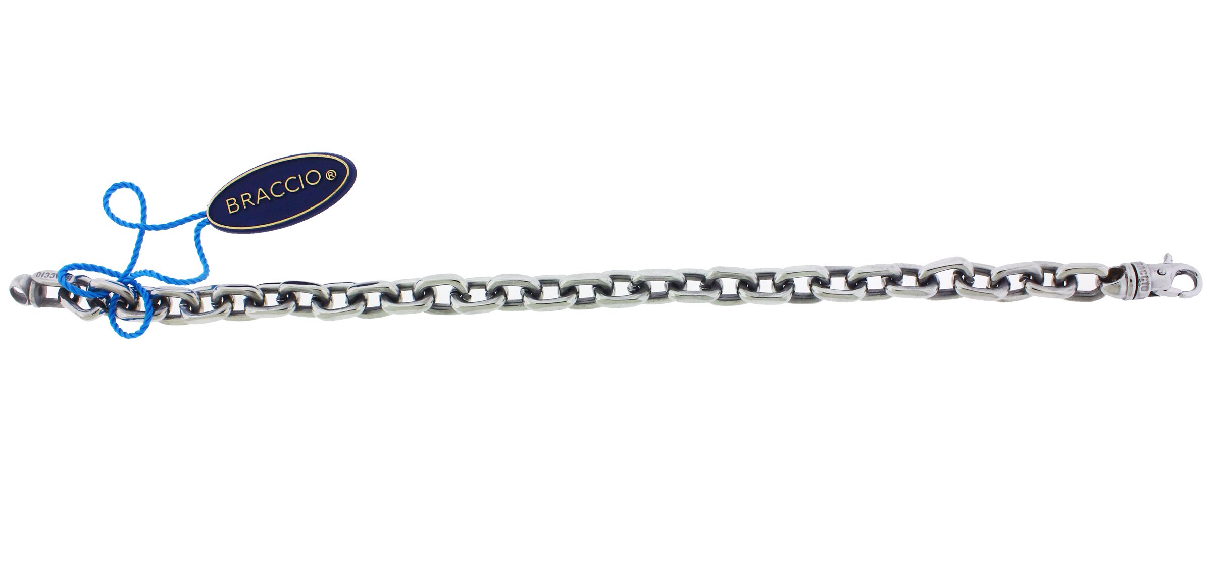 Braccio SS3090 - BR Men's heavy bracelet in Stainless Steel 8.5 inches