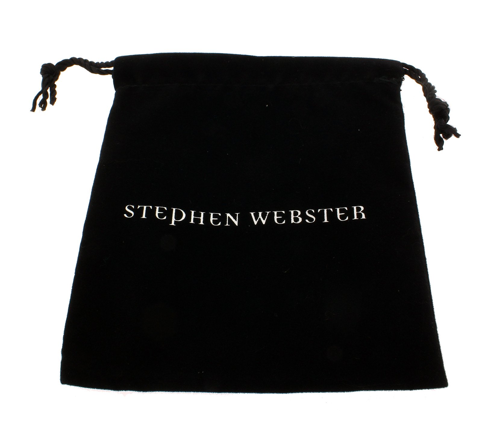 Stephen Webster Less Dents De La Mer Black Resin & amethyst cuff bangle 
