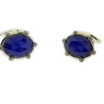 Stephen Webster Classic Lapis Crystal Haze Cufflinks In Sterling Silver