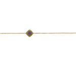 Fred Paris Paindesucre Amethyst & Diamond Bracelet In 18K Rose Gold