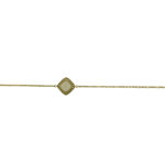 Fred Paris Paindesucre Rose Quart & Diamond Bracelet In 18K Rose Gold