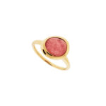 Fred Paris Belle Rives Rhodochrosite Ring In 18K Rose Gold