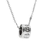Gucci Icon Blossom Enamel 18K White Gold Necklace New In Gucci Box