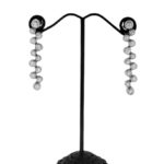 Tiffany & Co Bubbles Diamond Drop Earrings In 950 Platinum.