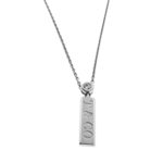 Tiffany & Co Diamond T & CO Necklace In 18K White Gold