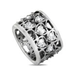 King Baby Heart Zirconia Sterling Silver Band Ring Size 6