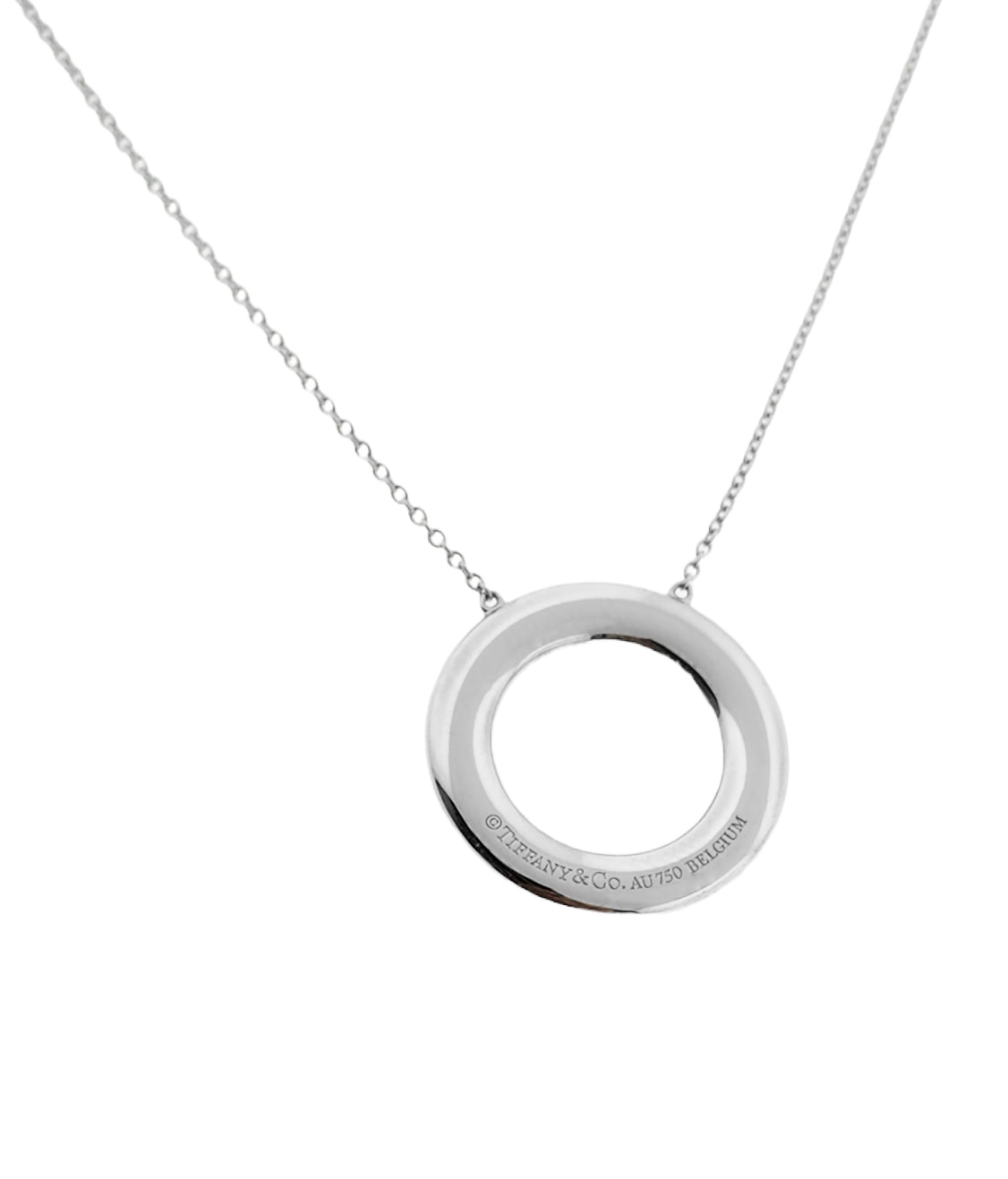 Tiffany T T1 Circle Pendant in Yellow Gold with Pavé Diamonds | Tiffany &  Co.