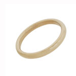 Tiffany & Co Elsa Peretti Band Ring In 18K Rose Gold Size 8.5