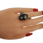King Baby Sterling Silver Cacti Cluster Ring